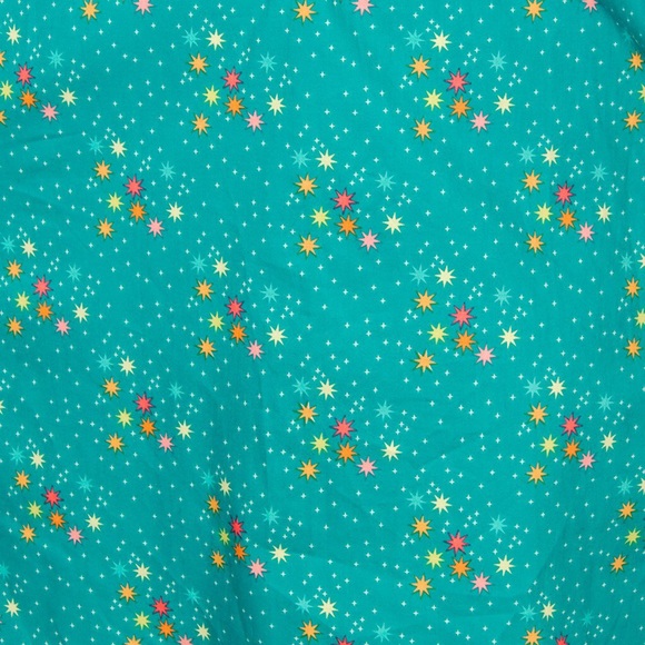 Heart of Haute Maxine Dress in Teal Magic Stars - Picture 3 of 5